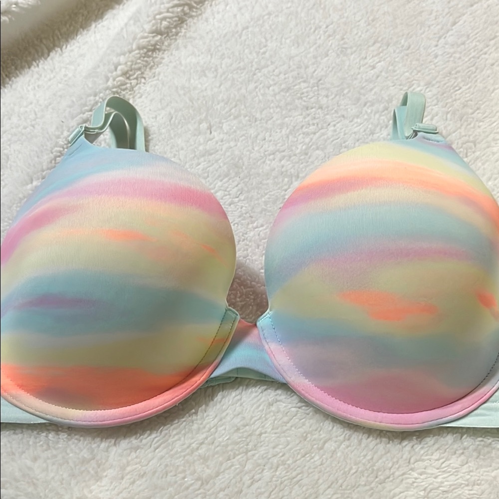 PINK Victoria's Secret Wear Everywear Pink and Blue Bra